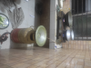Gas cylinder with cula